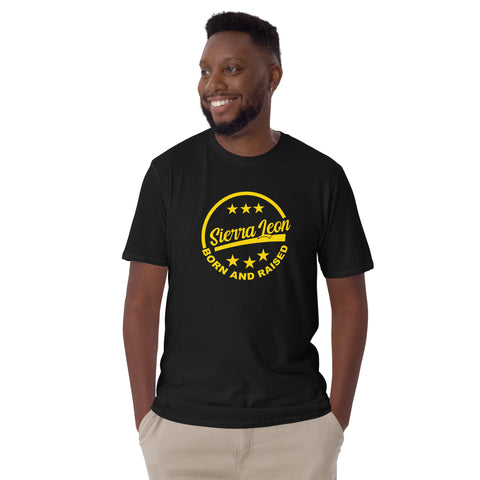 Black Short-Sleeve Unisex T-Shirt Sierra Leone